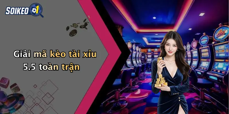 Giải mã kèo tài xỉu 5.5 toàn trận