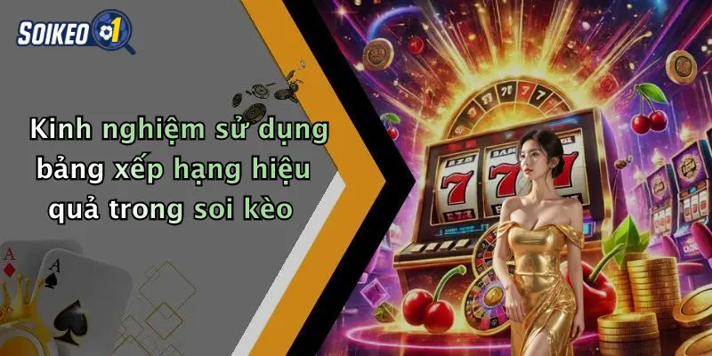 Kinh nghiệm sử dụng bảng xếp hạng hiệu quả trong soi kèo