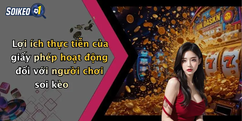 Lợi ích thực tiễn của giấy phép hoạt động đối với người chơi soi kèo