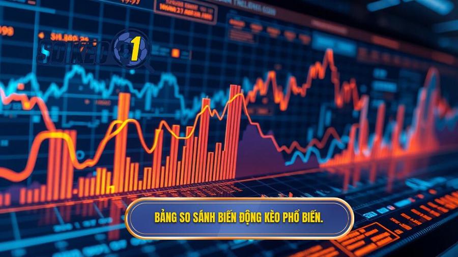Bảng so sánh các tình huống biến động kèo phổ biến