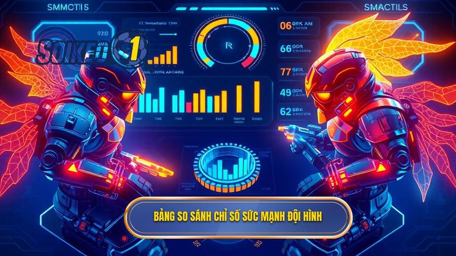 Bảng so sánh các chỉ số sức mạnh đội hình
