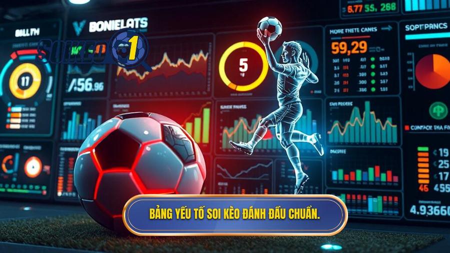 Bảng thống kê các yếu tố cần lưu ý khi soi kèo đánh đầu