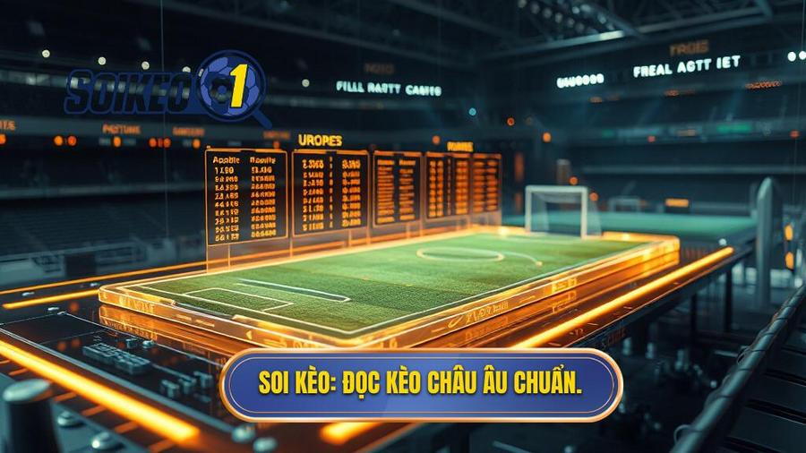 Cách đọc kèo bóng đá theo tỷ lệ châu Âu: Cẩm nang toàn tập cho người mới